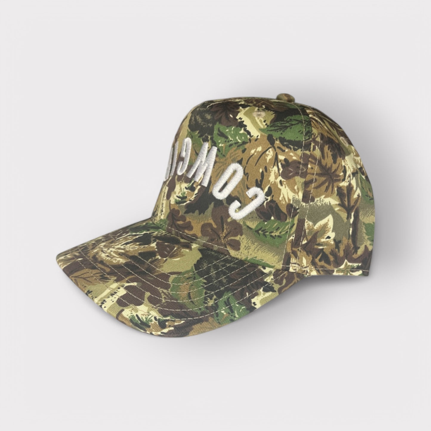 Cowgirl Upside Down Camo Trucker Hat