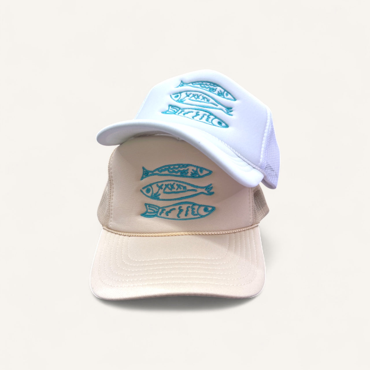 Three Fish Foam Trucker Hat