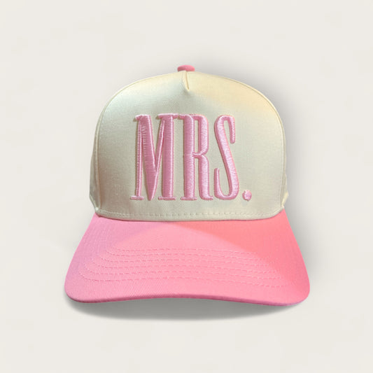 MRS Classic Trucker Hat | Pink/Tan