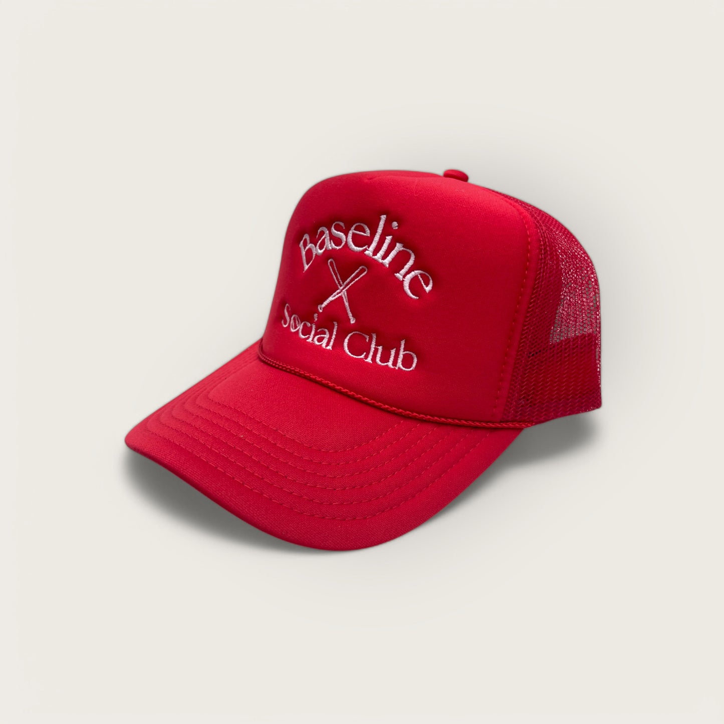 Baseline Social Club Foam Trucker Hat | Baseball Trucker Hat