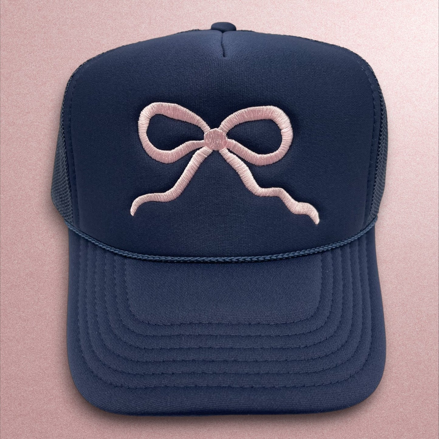 Pink Bow Trucker Hat