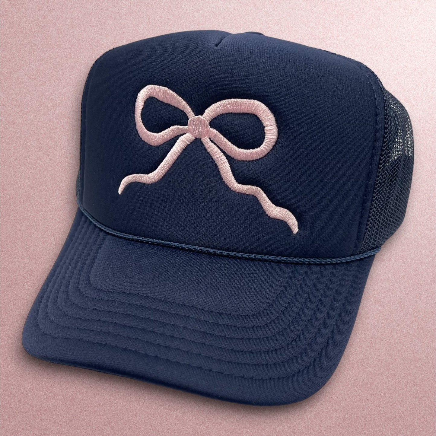 Pink Bow Trucker Hat