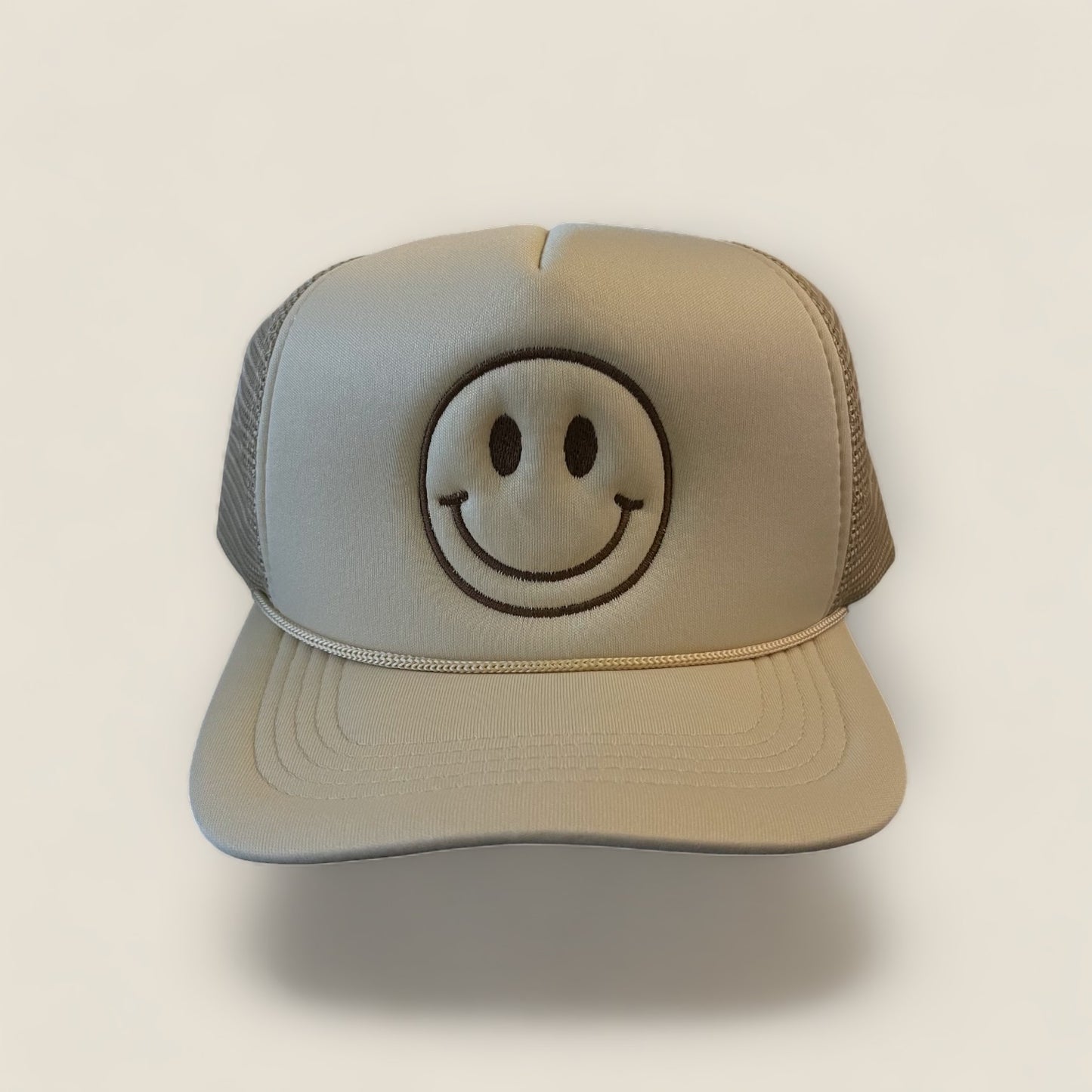 Happy Face Trucker Hat | Classic Smiley